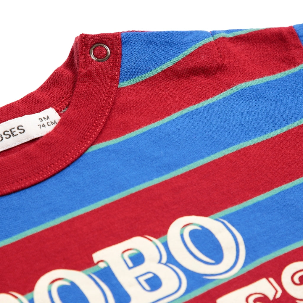 Bobo Choses Bobo Choses Embossed Stripes T-shirt