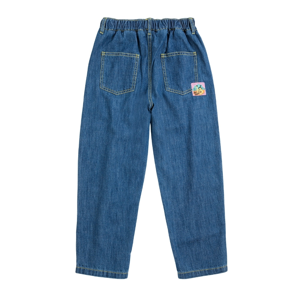 Bobo Choses Taxi Saurus Tag Denim Pants