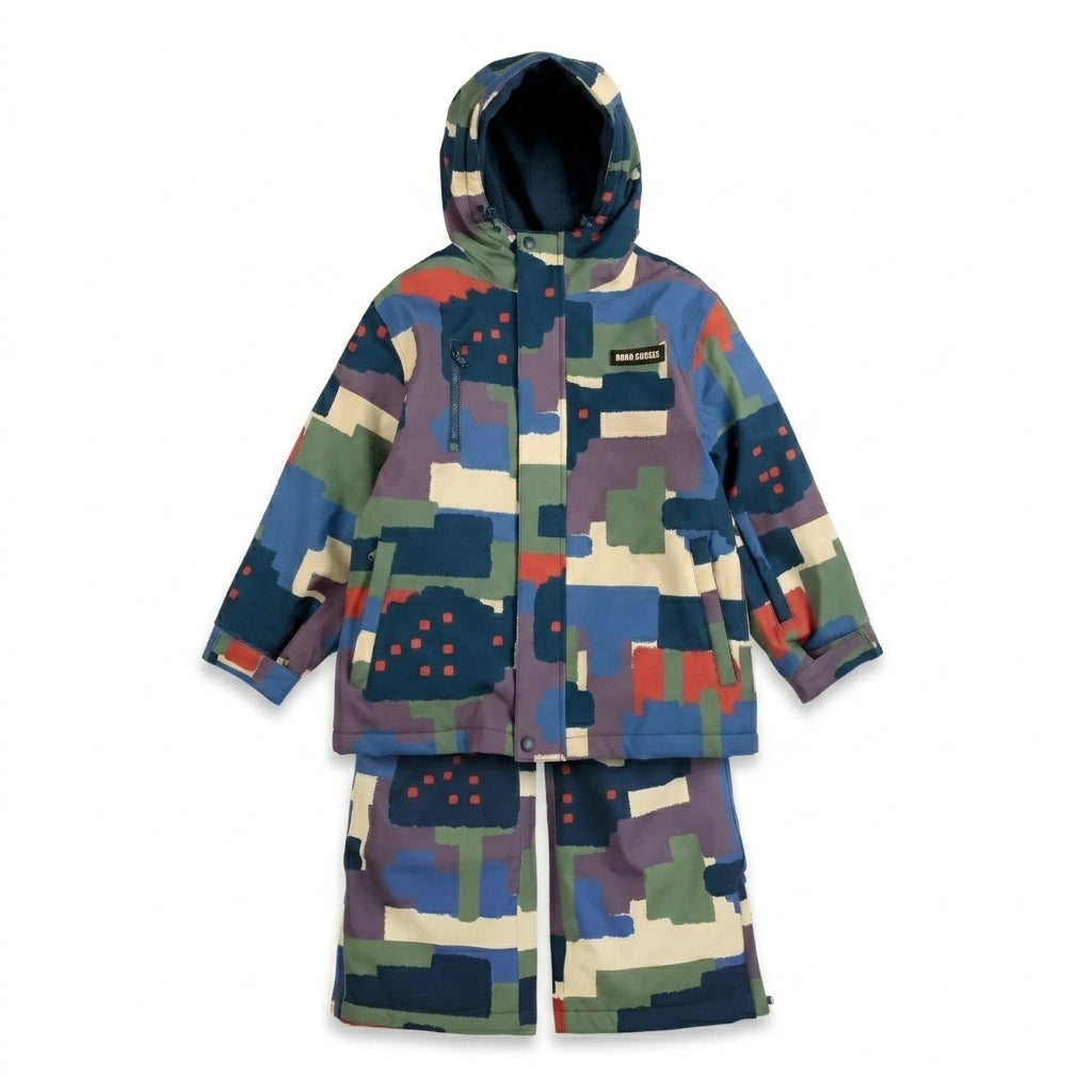 Bobo Choses Paint Forest All Over Ski Anorak