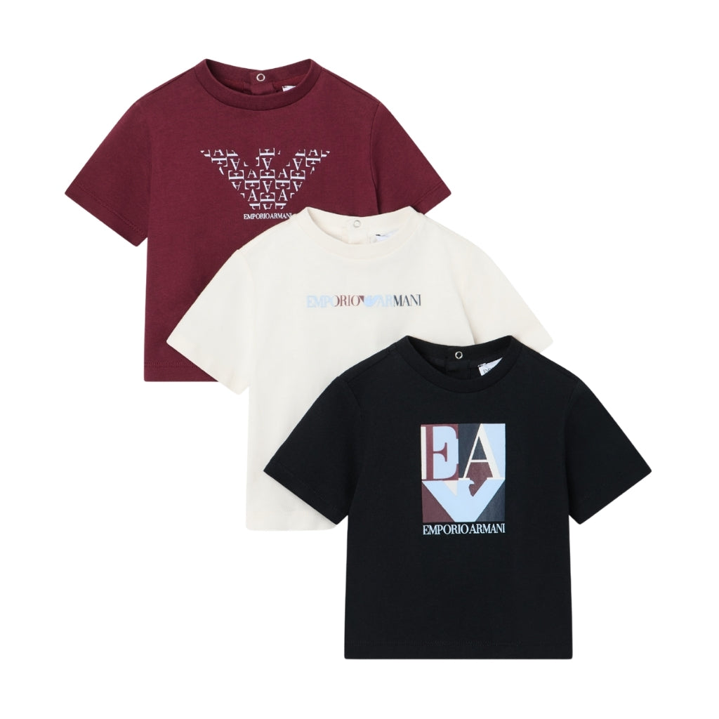 Emporio Armani Junior Set of Three T-shirts