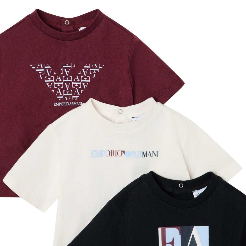 Emporio Armani Junior Set of Three T-shirts