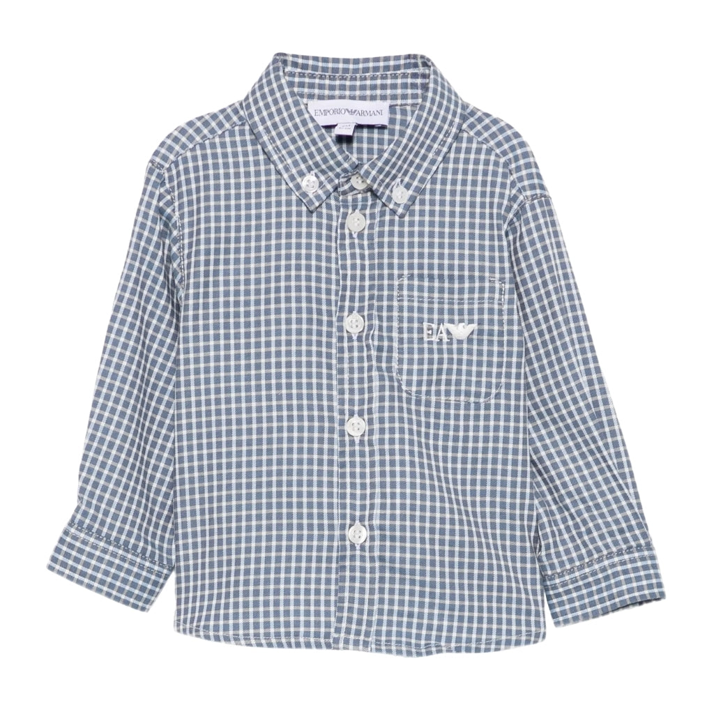Emporio Armani Junior Checkerd Shirt