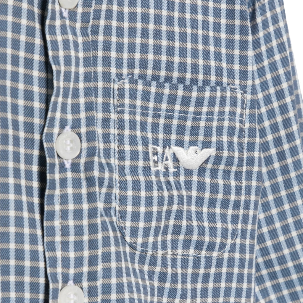 Emporio Armani Junior Checkerd Shirt