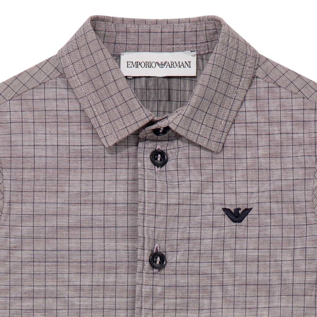 Emporio Armani Junior Checkerd Shirt