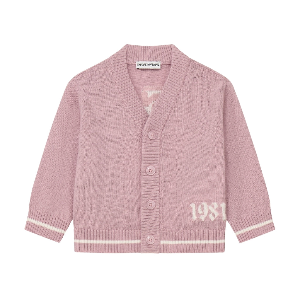 Emporio Armani Junior Graphic Cardigan