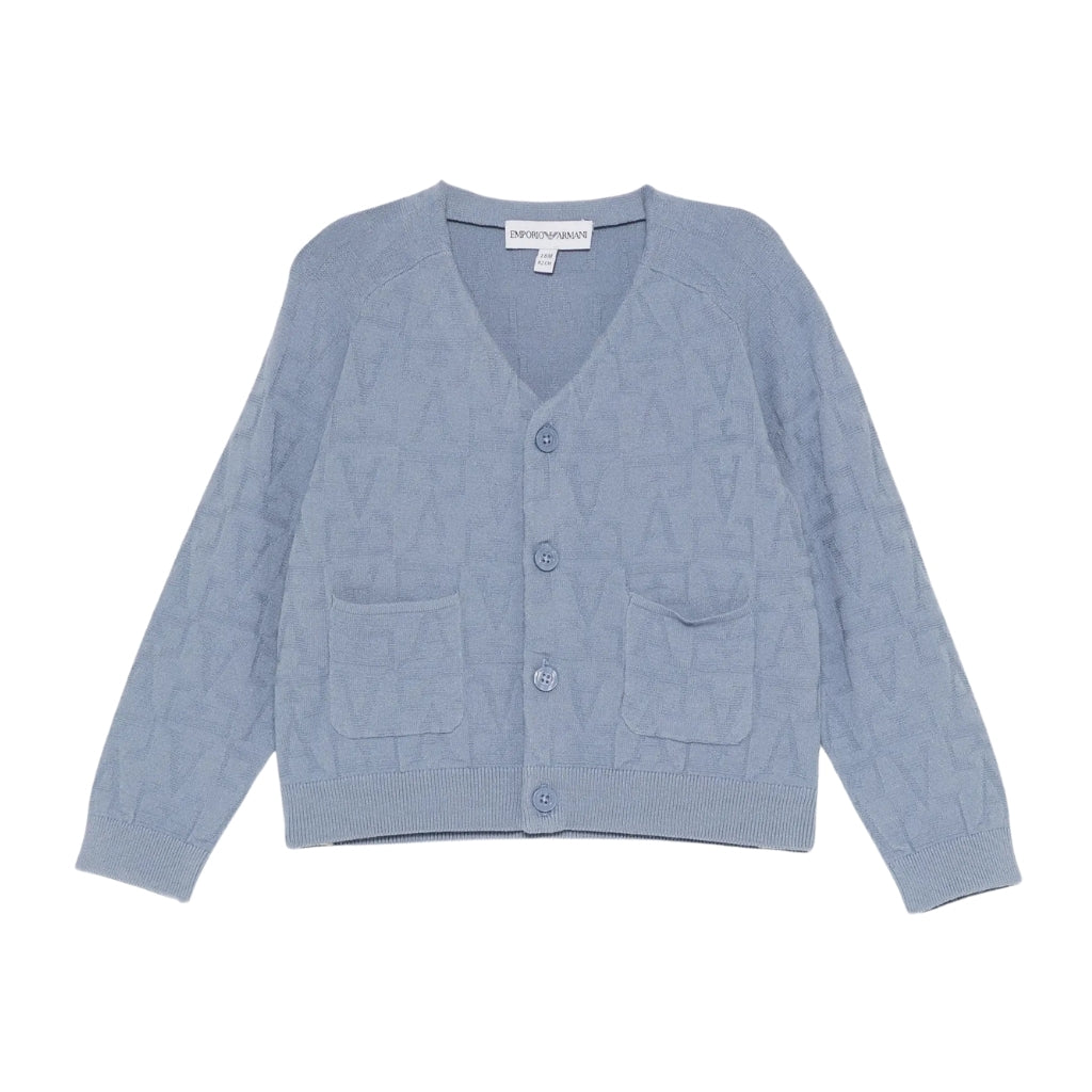 Emporio Armani Junior Logo Cardigan