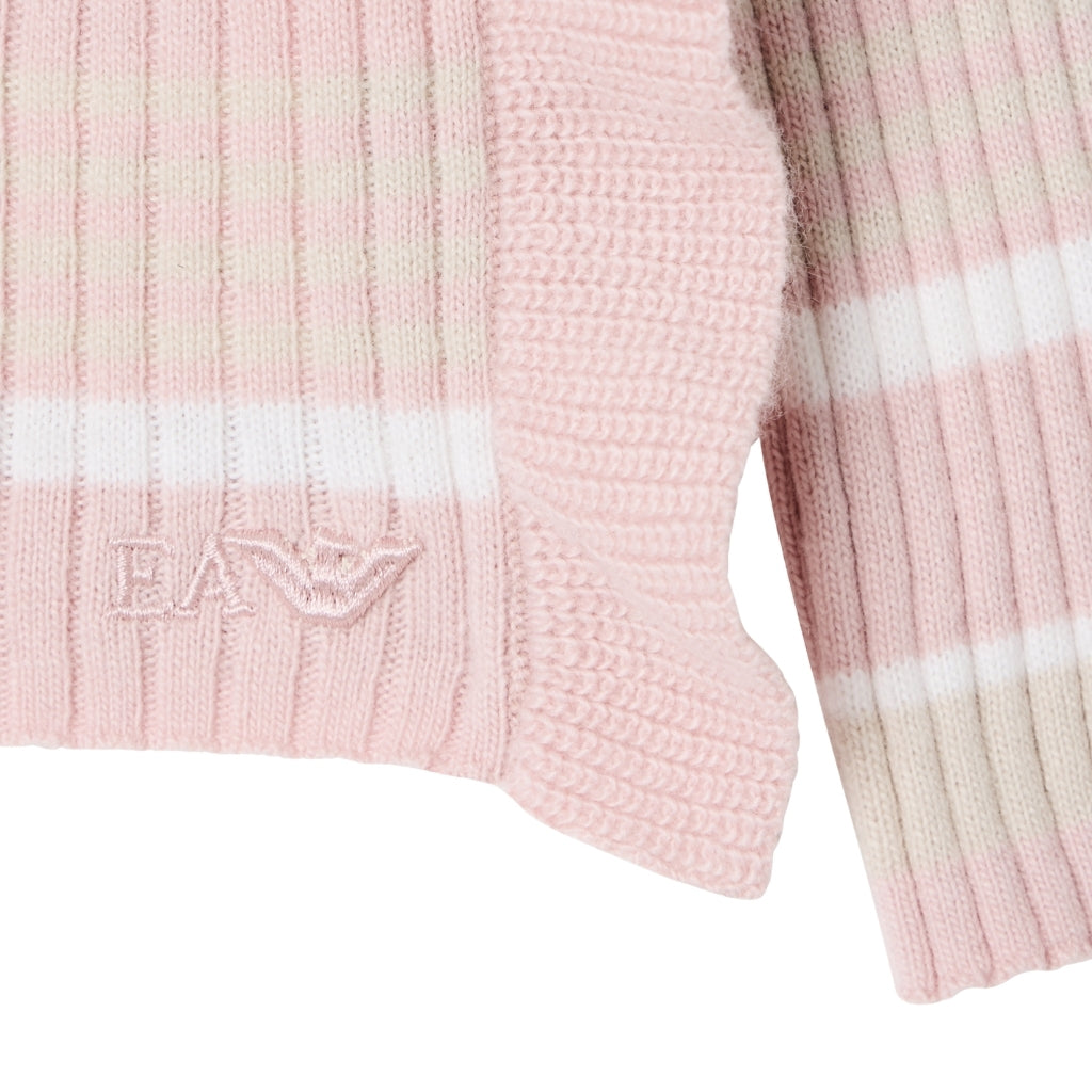 Emporio Armani Junior Striped Cardigan