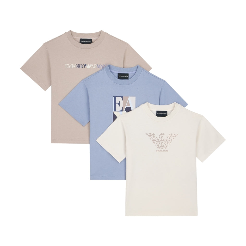Emporio Armani Junior Set of Three T-shirt