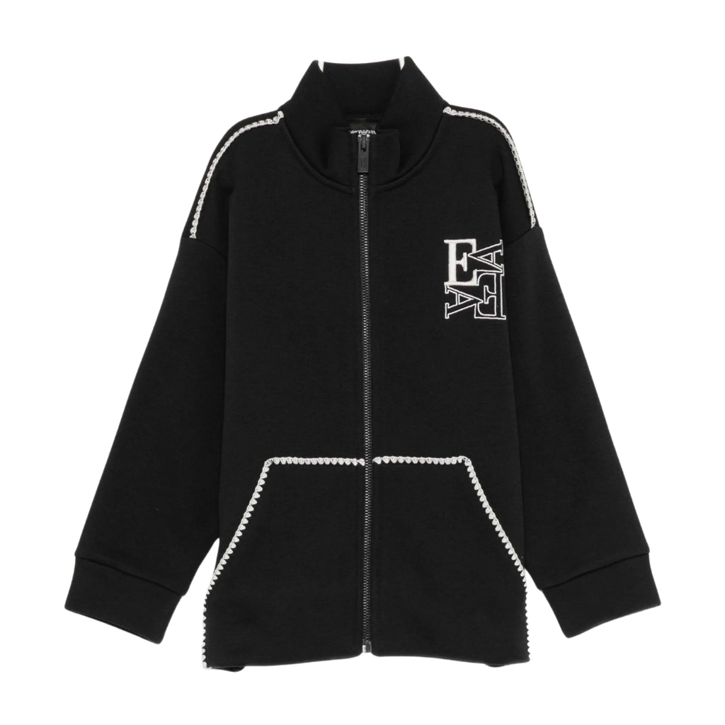 Emporio Armani Junior Zip Up Sweatshirt