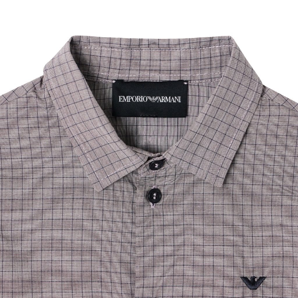 Emporio Armani Junior Checkered Shirt