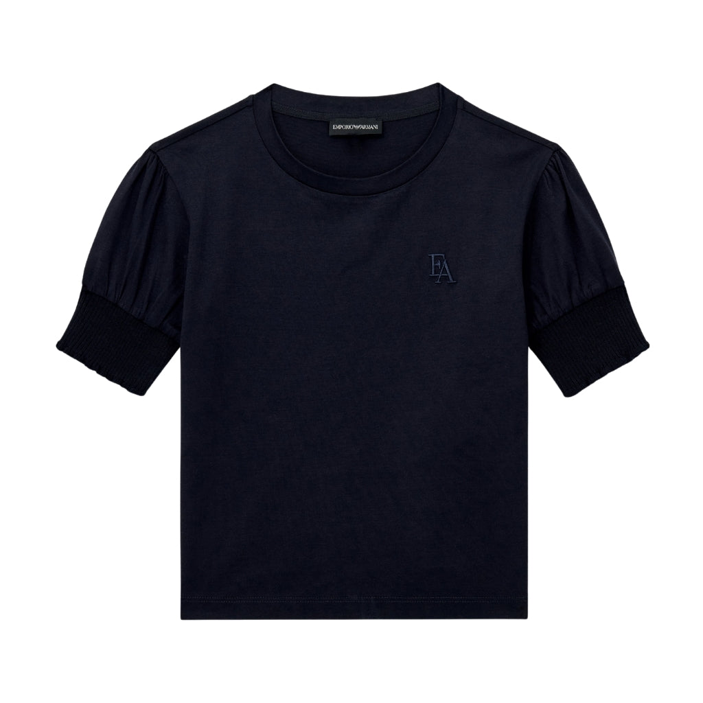 Emporio Armani Junior Puffed Sleeves Top