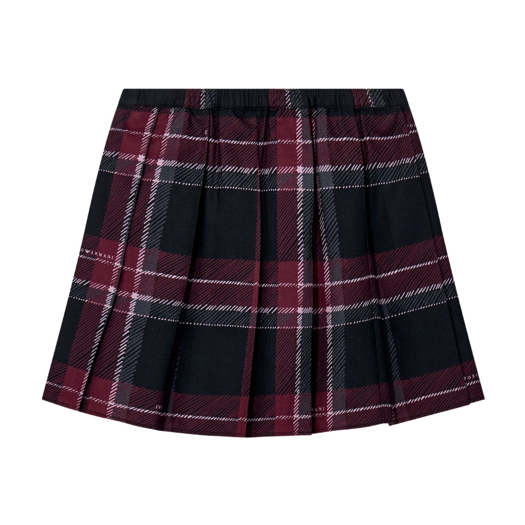 Emporio Armani Junior Tartan Skirt