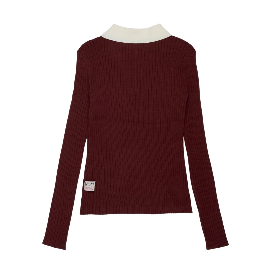 N°21 Kids Polo Knit Top
