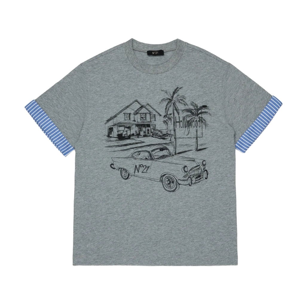 N°21 Kids Graphic Print T-shirt