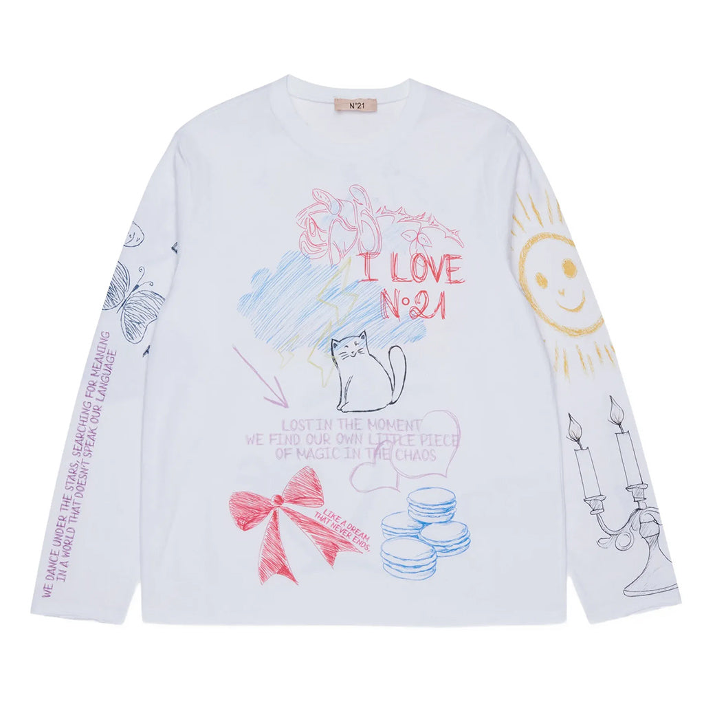 N°21 Kids Graphic Print T-shirt