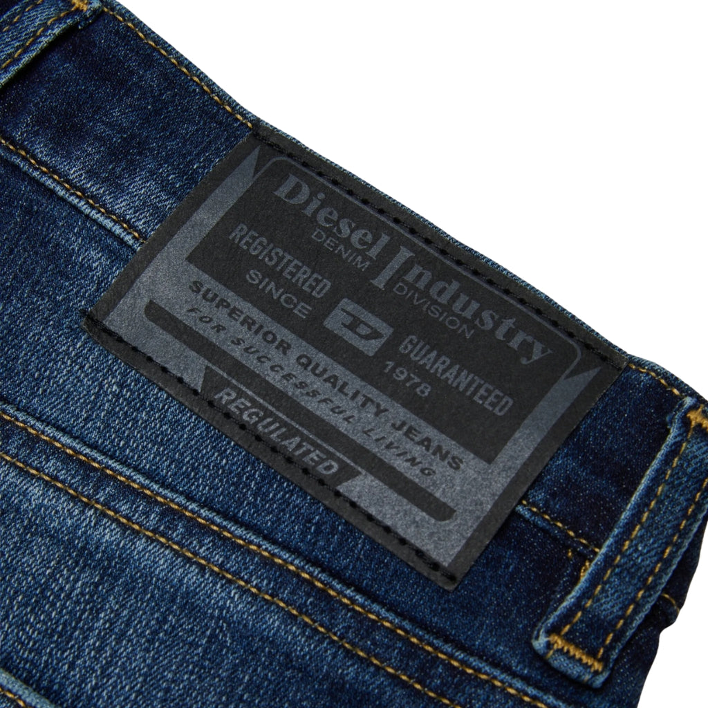 Diesel Kids Stonewashed Wide Jeans