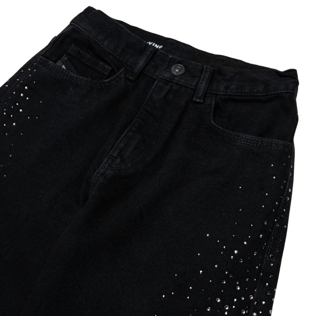 Diesel Kids Wide Leg Jeans