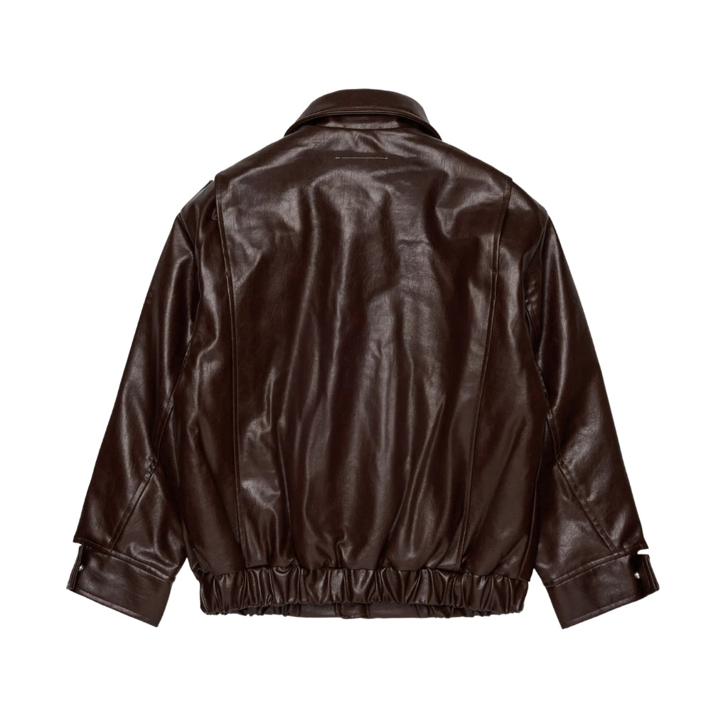 MM6 Kids Faux Leather Jacket