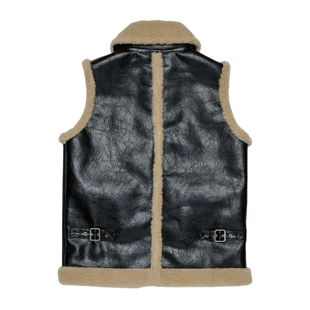 MM6 Kids Faux Leather Vest