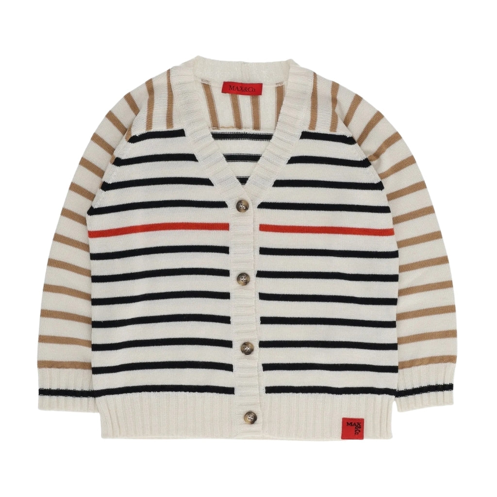 MAX&Co. Kids Striped Cardigan