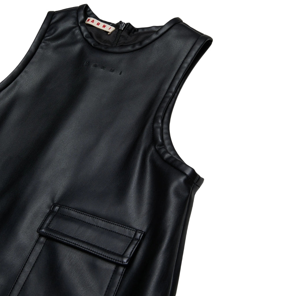 Marni Kids Eco Leather Dress
