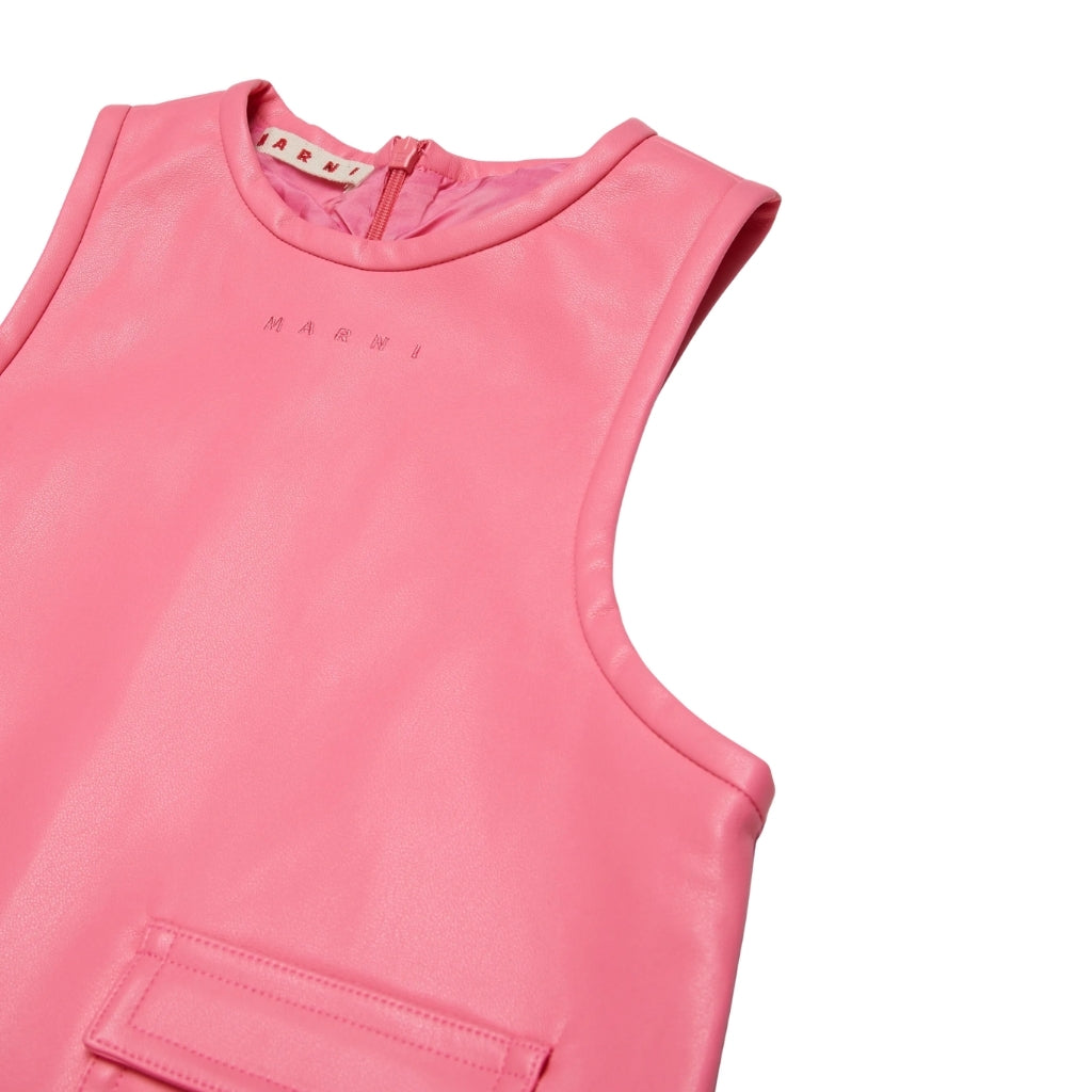 Marni Kids Eco Leather Dress