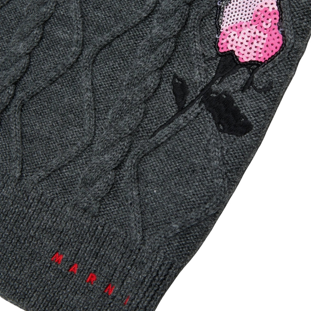 Marni Kids Cable Knit Skirt