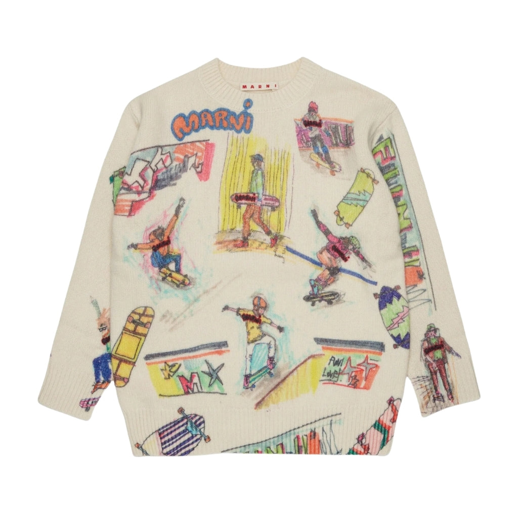 Marni Kids Printed Sweater