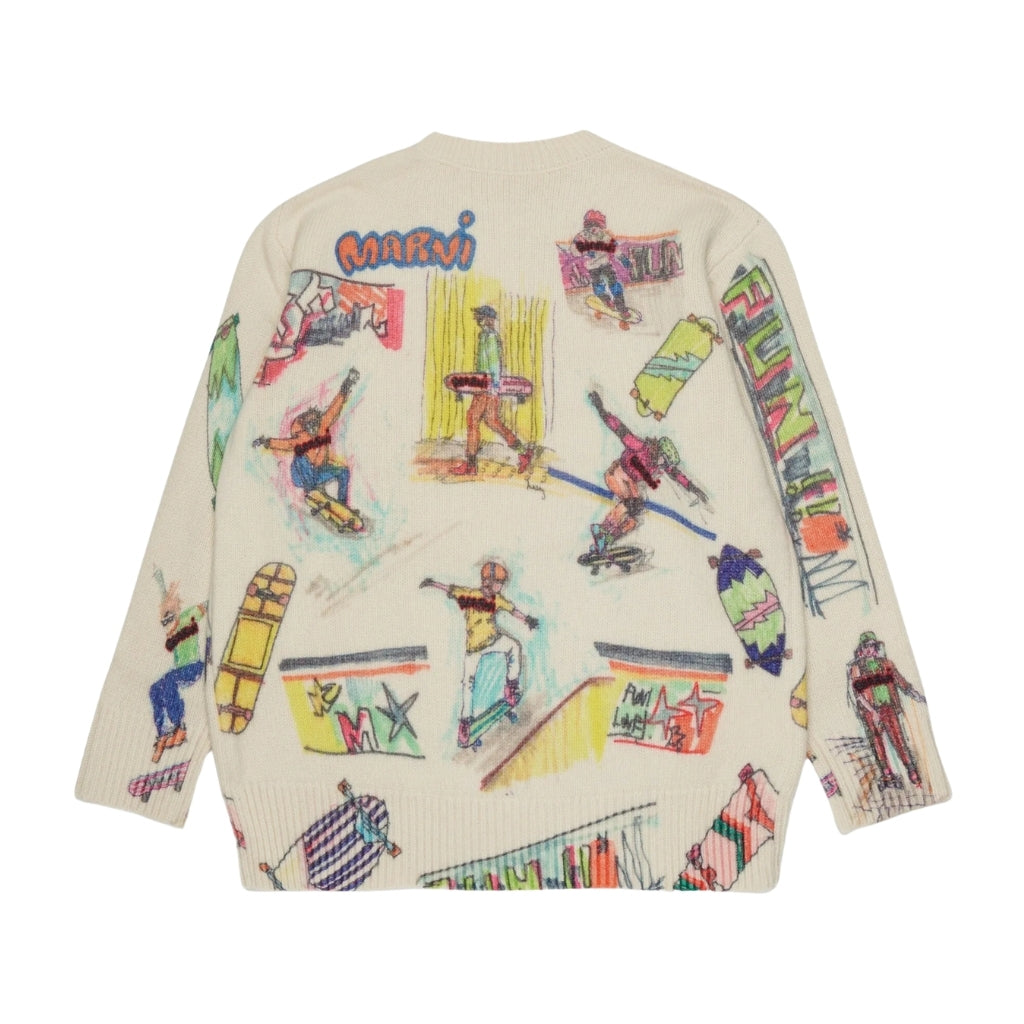 Marni Kids Printed Sweater