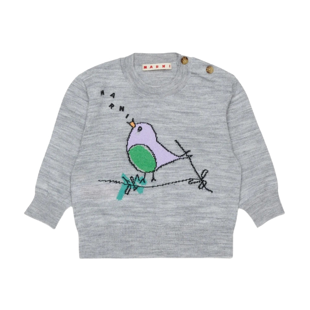 Marni Kids Graphic Knit Sweater