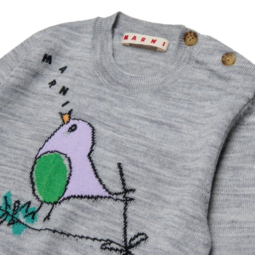 Marni Kids Graphic Knit Sweater