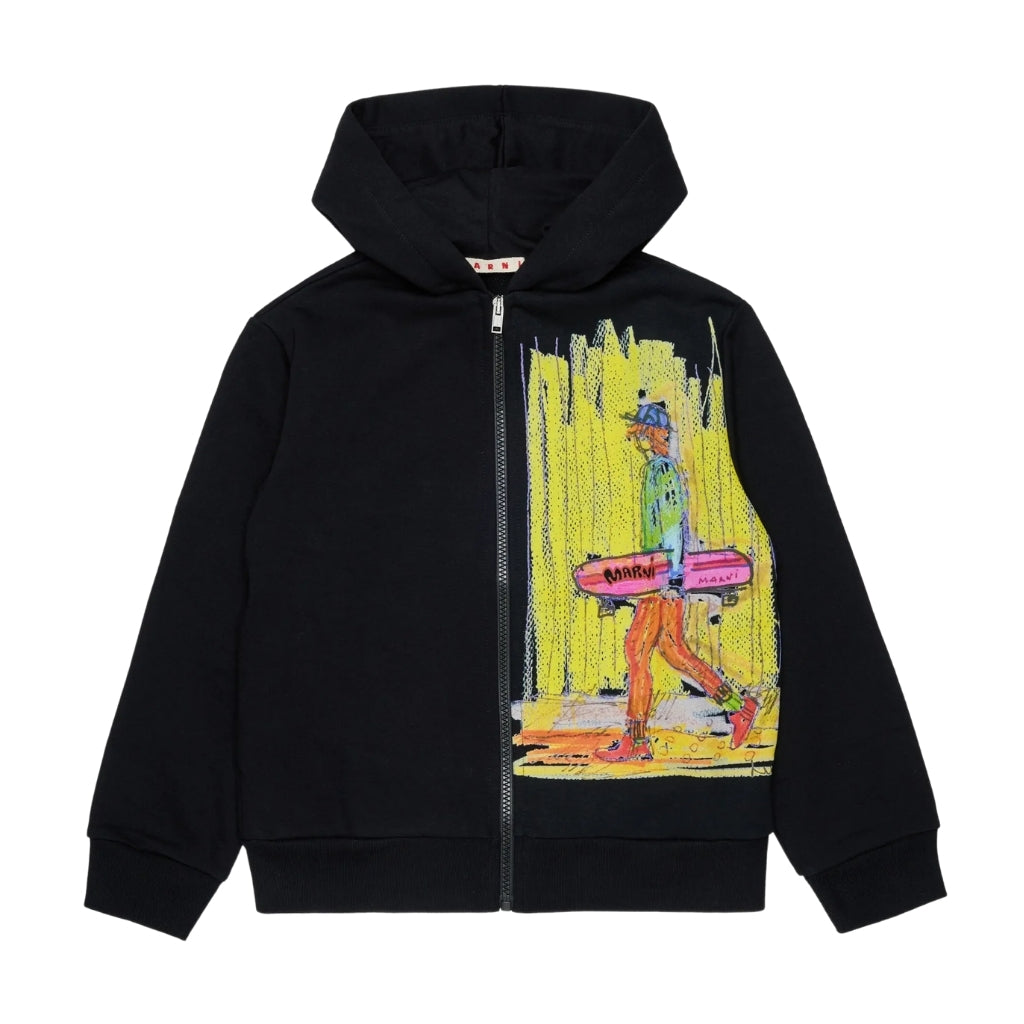 Marni Kids Graphic Hoodie