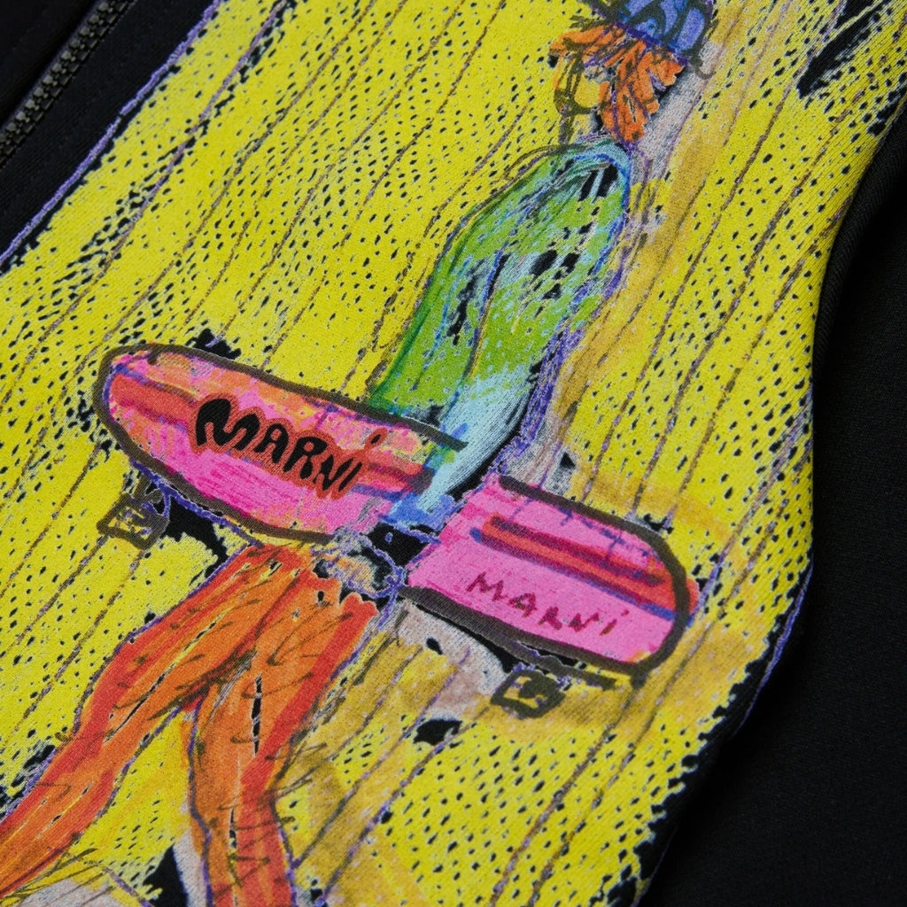 Marni Kids Graphic Hoodie