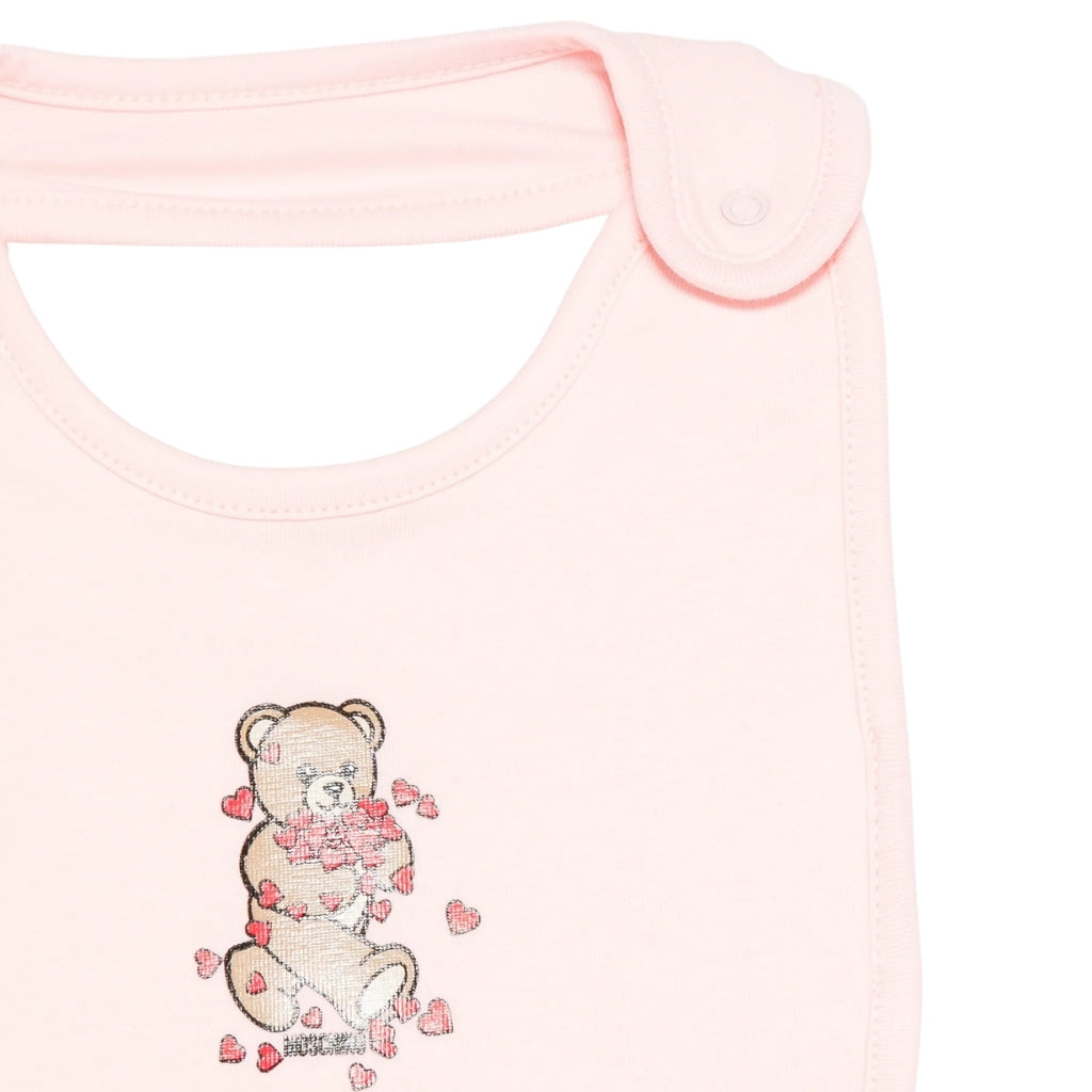 Moschino Kids Romper and Bib Set