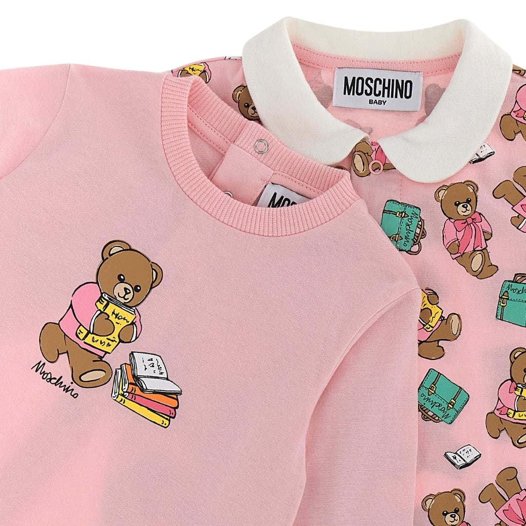 Moschino Kids Babygrow Gift Set