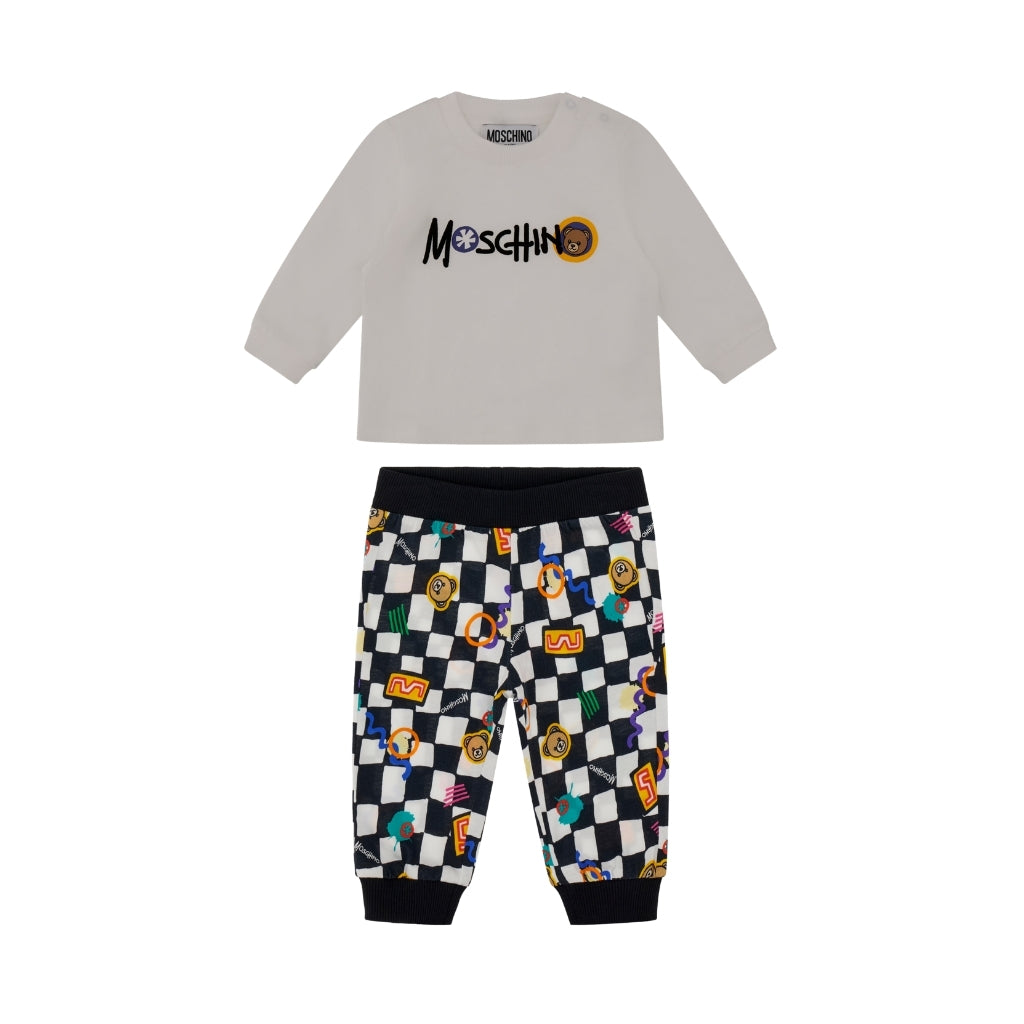 Moschino Kids T-shirt and Trousers Set