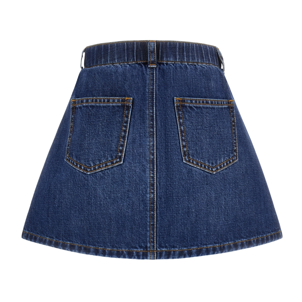 Moschino Kids Denim Skirt