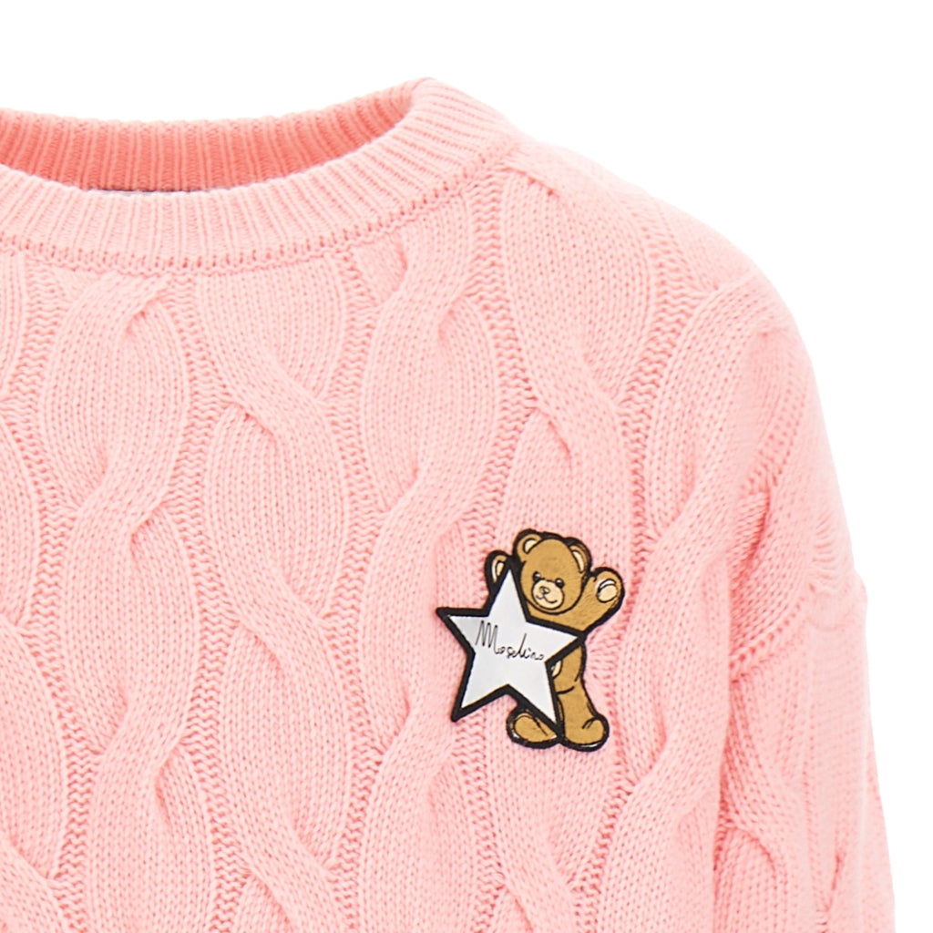 Moschino Kids Cropped Sweater