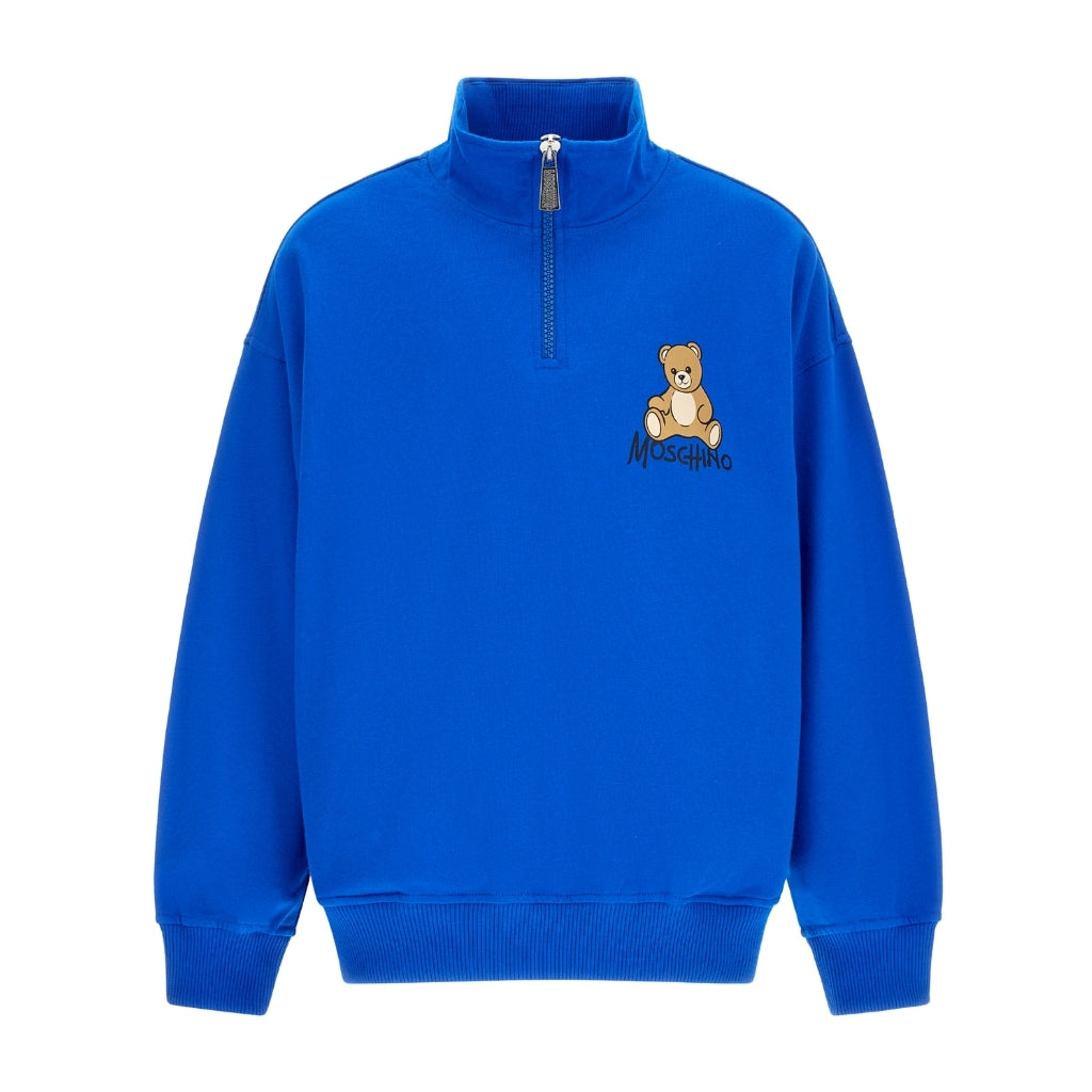 Moschino Kids Half Zip Sweatshirt
