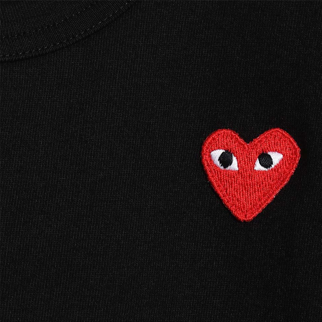 Comme Des Garçons Play Kids Kids T-shirt Red Emblem Red Heart