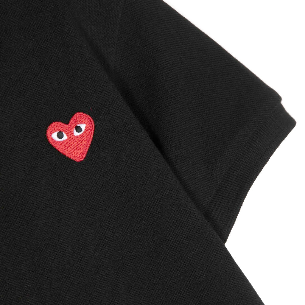 Comme Des Garçons Play Kids Kids Polo Shirt Red Heart