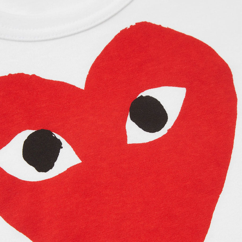Comme Des Garçons Play Kids Kids T-shirt Logo Print Red Heart