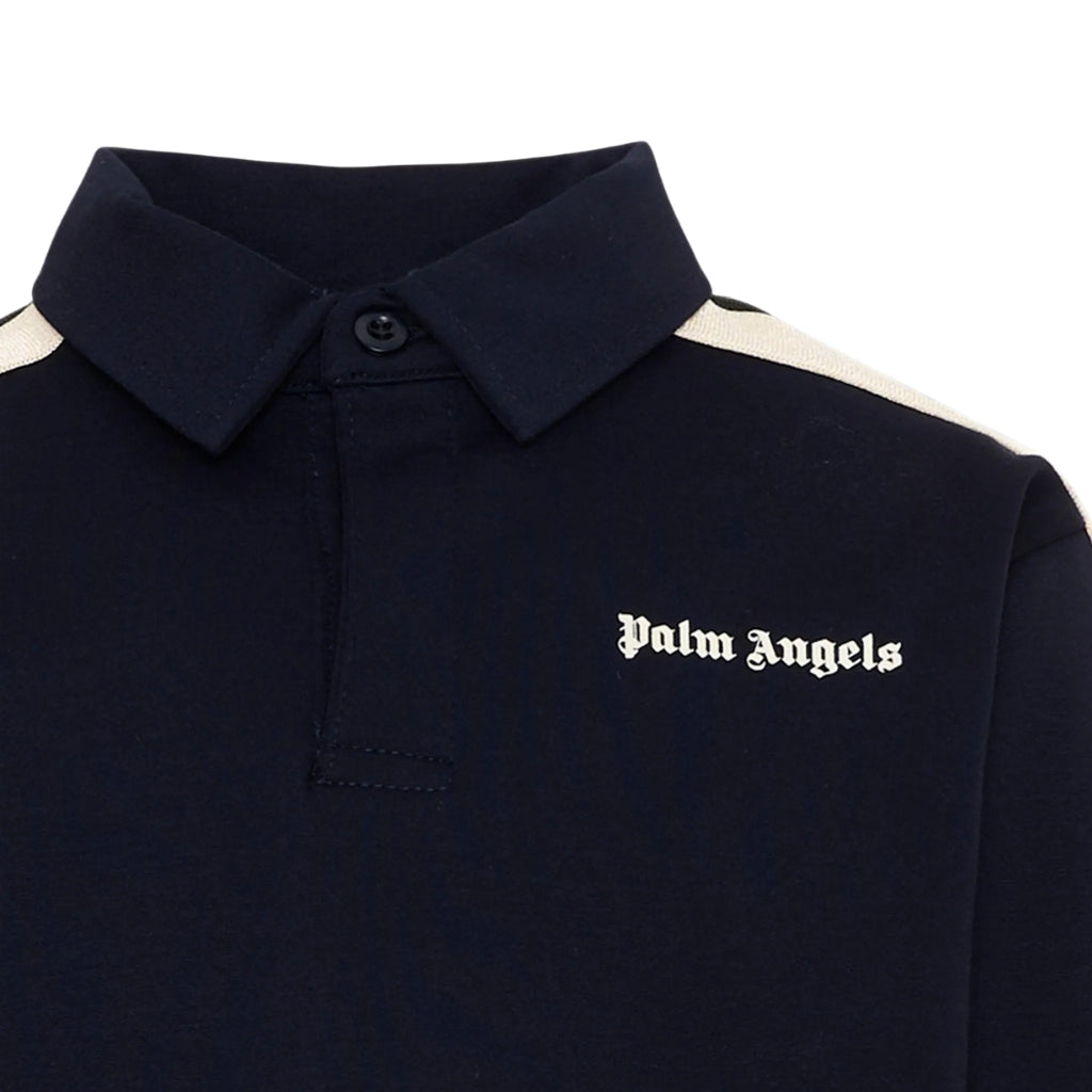 Palm Angels Kids Polo Milan Stitch