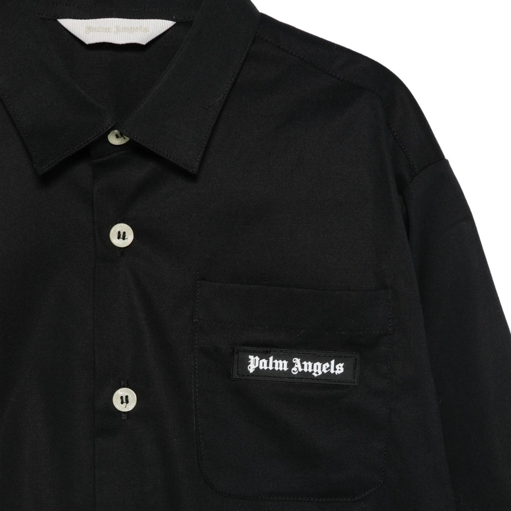 Palm Angels Kids Popeline Shirt