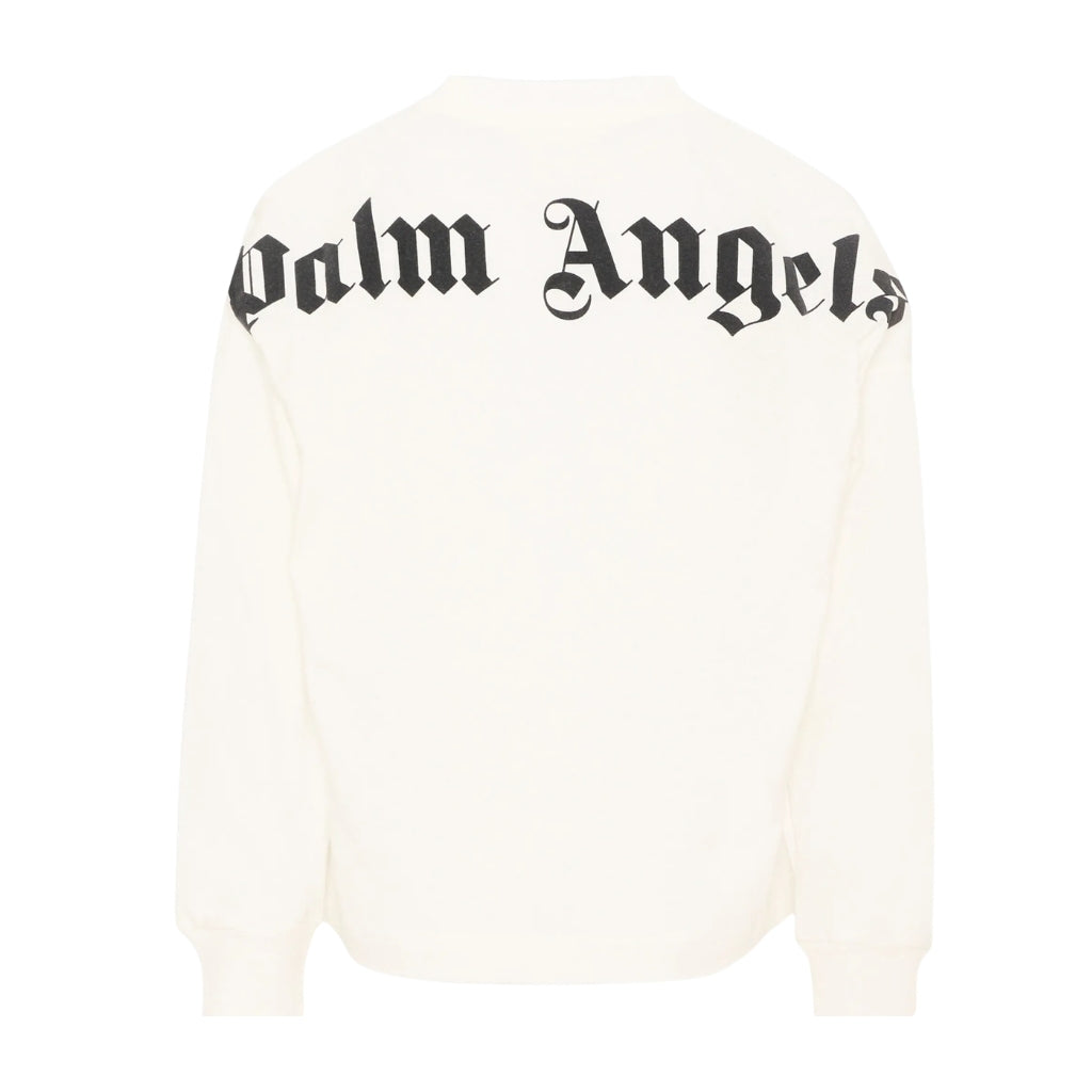 Palm Angels Kids Jersey T-shirt Long Sleeves