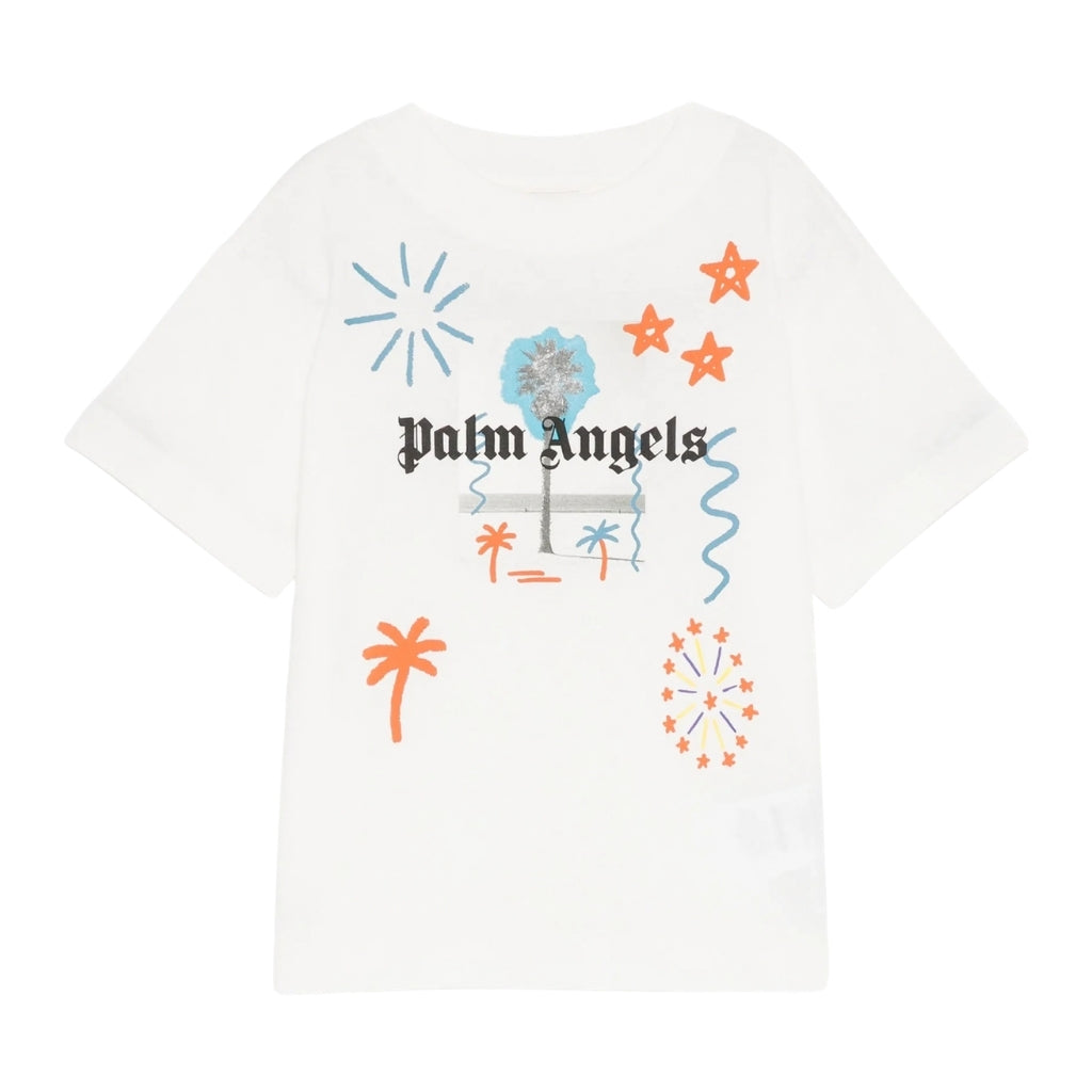 Palm Angels Kids Jersey T-shirt