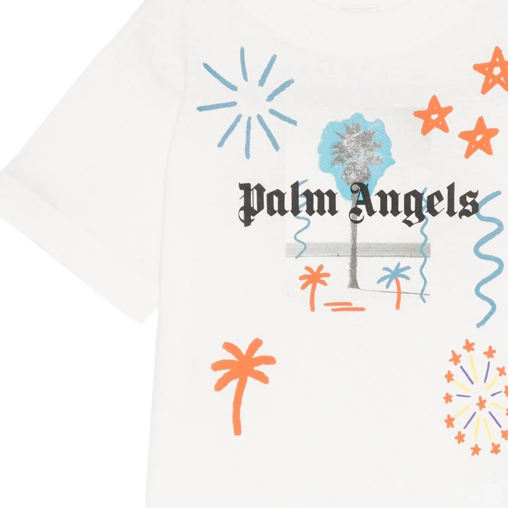 Palm Angels Kids Jersey T-shirt
