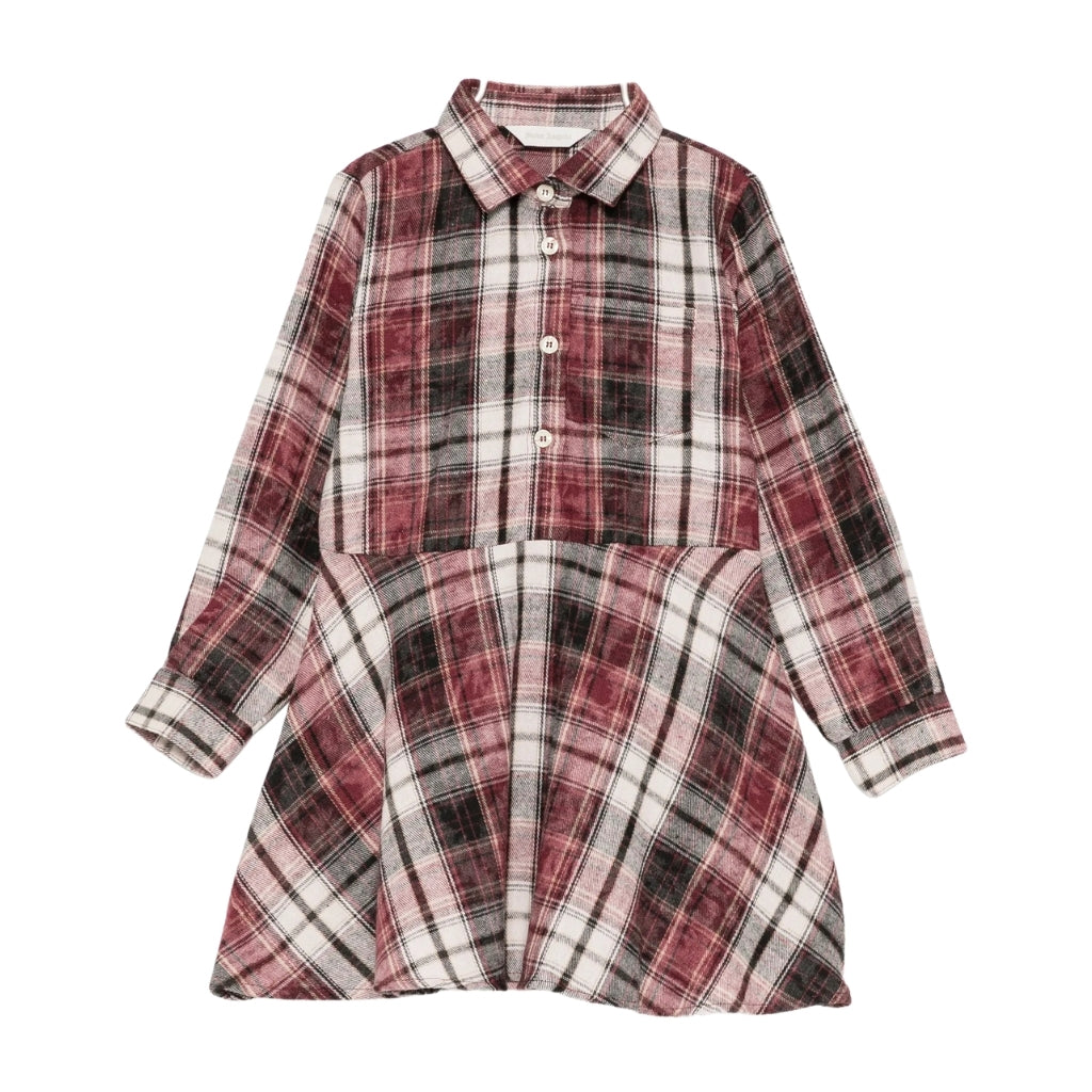 Palm Angels Kids Flanel Dress