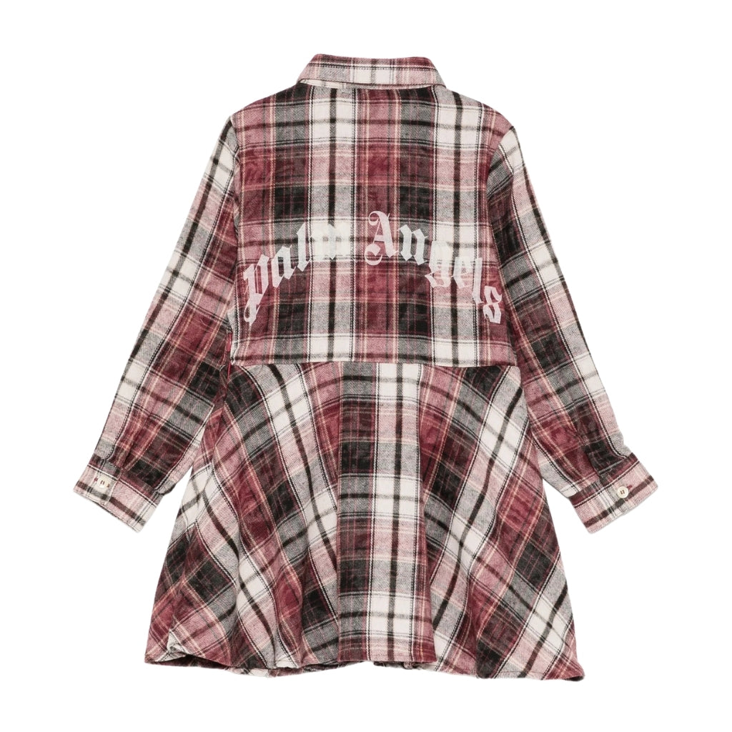 Palm Angels Kids Flanel Dress
