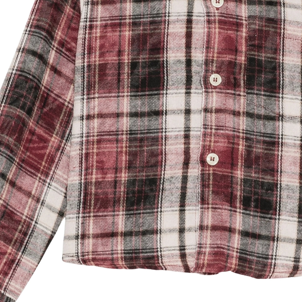 Palm Angels Kids Flanel Shirt